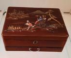 chinese sieraden lakdoos,ingelegd met parelmoer, Ophalen of Verzenden