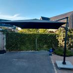 Zweefparasol 3x3 Santika Belize deluxe, Tuin en Terras, Ophalen, Zo goed als nieuw, Parasolvoet