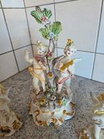 Porseleinen Engeltjes met muziekinstrumenten., Antiek en Kunst, Antiek | Porselein, Ophalen of Verzenden