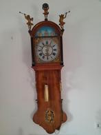 Antieke staartklok met scheepjes mechaniek, Antiek en Kunst, Ophalen