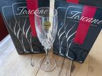 AH Wedgwood Toscane Kristal Champagneglazen, Ophalen of Verzenden, Zo goed als nieuw, Overige typen