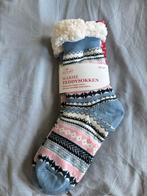 Warme Teddy Sokken - Maat 36-41, Sokken en Kniesokken, Blauw, Maat 35 t/m 38, Nieuw