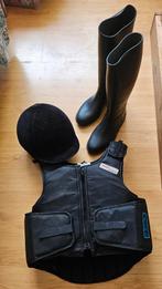 Bodyprotector M , Cap 56cm en rijlaarzen mt 39 nette staat, Dieren en Toebehoren, Paardrijkleding, Dressuur, Dames, Ophalen of Verzenden