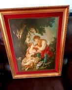 Francois Boucher, Jong koppel,replika,op doek, Mooi !, Ophalen of Verzenden