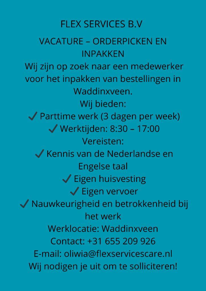 VACATURE, Vacatures, Vacatures | Schoonmaak en Facilitaire diensten, LBO / VMBO, Starter, Vast contract, 33 - 40 uur