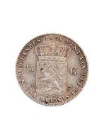 Halve Gulden 1858, Postzegels en Munten, Munten | Nederland, ½ gulden, Koning Willem III, Zilver, Ophalen of Verzenden