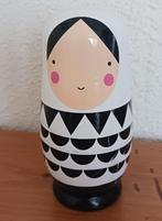 Matroesjka poppen Babushka zwart wit Petit Monkey, Ophalen of Verzenden, Zo goed als nieuw