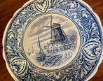 Prachtig Delfts blauw bord met molen - Bosch, Antiek en Kunst, Antiek | Wandborden en Tegels, Ophalen of Verzenden