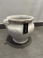 Brynxz pot gebroken wit 20cm, Tuin en Terras, Bloempotten, Rond, Binnen, Ophalen of Verzenden, Zo goed als nieuw