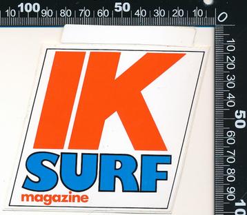 Sticker: Ik Surf Magazine beschikbaar voor biedingen