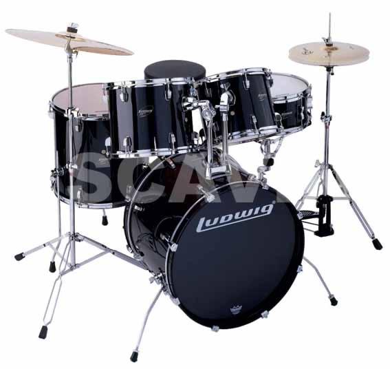 Ludwig LR1405RC Rocker Jazz Drumstel, Muziek en Instrumenten, Drumstellen en Slagwerk, Gebruikt, Ludwig, Ophalen