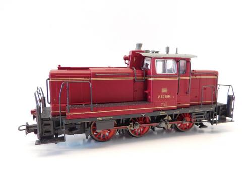 Roco 43620 V60 594 bijna nieuw, Hobby en Vrije tijd, Modeltreinen | H0, Zo goed als nieuw, Locomotief, Gelijkstroom, Roco, Analoog
