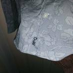 McGregor licht grijs gebloemd gestippeld overhemd L nr 34553, McGregor, ., Ophalen of Verzenden, Zo goed als nieuw