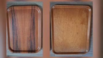 Set Vintage dienbladen uit de jaren 60 ary fanerprodukter beschikbaar voor biedingen