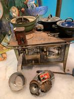 Antieke Speelgoed fornuis Keuken stoof met Accessoires, Antiek en Kunst, Antiek | Speelgoed, Ophalen of Verzenden