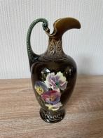 Vintage Mooi bewerkte Vaas met Decor van Bloemen, Antiek en Kunst, Antiek | Vazen, Ophalen of Verzenden