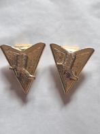 Vintage Western Collar Tips - Made in USA, Verzenden, Gedragen, Geel, Met patroon