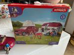 Schleich paardentrailer met losse paarden en 1 klein setje, Verzamelen, Ophalen of Verzenden, Zo goed als nieuw