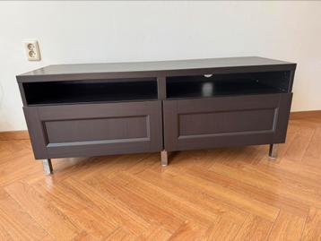 Te koop: Zwarte tv-tafel  beschikbaar voor biedingen