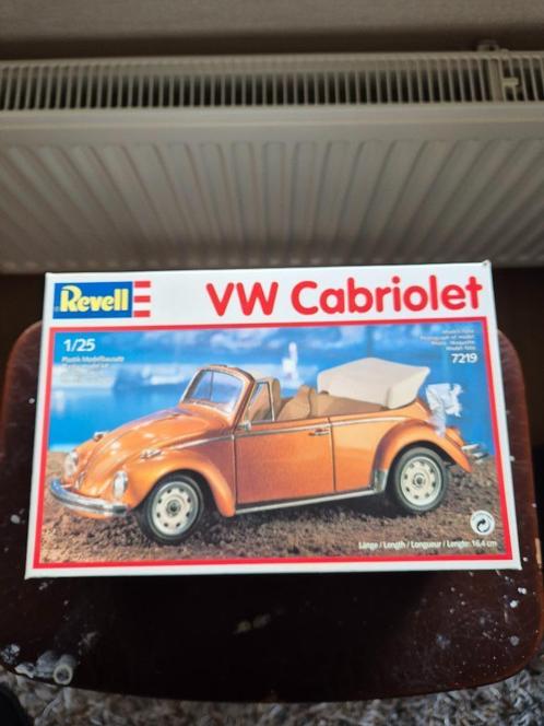 VW Kever Revell 7219 VW Cabriolet 1 / 25, Hobby en Vrije tijd, Modelbouw | Auto's en Voertuigen, Nieuw, Auto, Groter dan 1:32