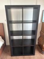 Ikea Kallax kast - 8 vakken - zwart, Ophalen, Met plank(en), Kunststof, Gebruikt