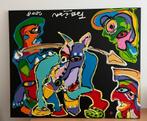 Groot doek Herman Brood stijl, Antiek en Kunst, Kunst | Schilderijen | Modern, Ophalen