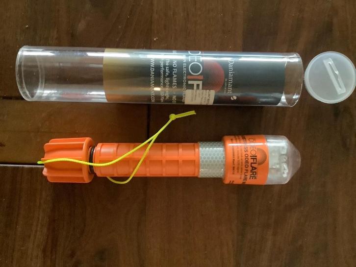 Odeo Flare noodsignaal LED Z.G.A.N., Watersport en Boten, Navigatiemiddelen en Scheepselektronica, Zo goed als nieuw, Overige typen