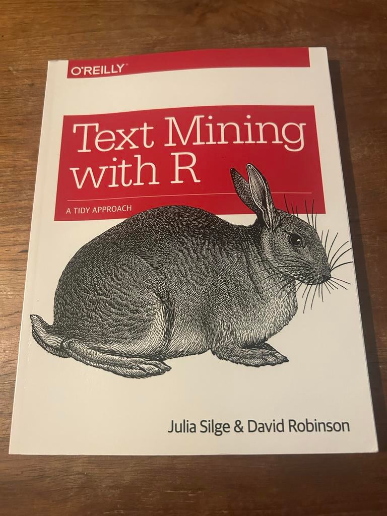 Text Mining with R - Julia Silge & David Robinson, Boeken, Informatica en Computer, Zo goed als nieuw, Software, Ophalen of Verzenden