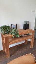 Mooie sidetable - massief teakhout - 120x40x80, Huis en Inrichting, Tafels | Sidetables, Ophalen, 100 tot 150 cm, Teakhout, Zo goed als nieuw