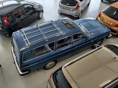 Verkocht: hele mooie, klassieke, erg sjieke Volvo 245 DL!!, Auto's, Oldtimers, Particulier, Dakrails, Lichtmetalen velgen, Open dak
