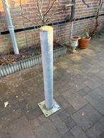 Aangeboden 7x metalen paal 9x90cm, Ophalen, Zo goed als nieuw, Minder dan 180 cm, Palen