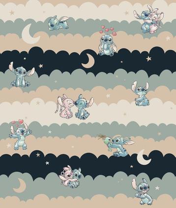Stitch en Angel Vinyl Behang Cozy Clouds - 212x250 cm beschikbaar voor biedingen
