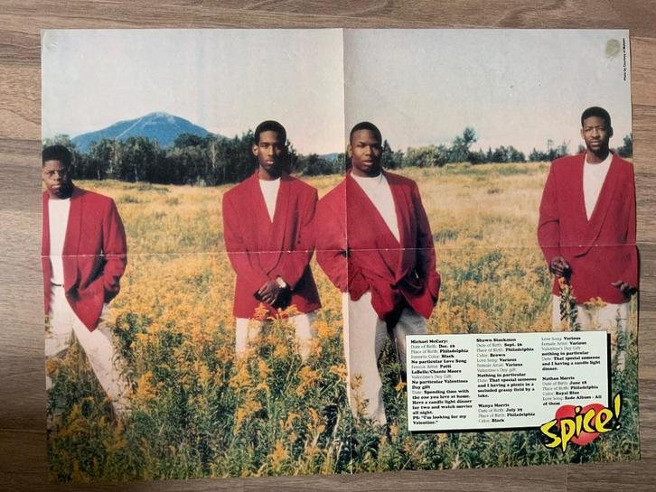 Poster Boyz II Men / LeVert, Verzamelen, Posters, Gebruikt, Muziek, A1 t/m A3, Rechthoekig Liggend, Verzenden