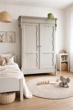 Vintage biedermeier meidenkast kleding linnen leg kind baby, Huis en Inrichting, Eikenhout, 100 tot 150 cm, Zo goed als nieuw