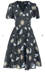 Zgan, Solaris jurk Hell Bunny maat M, valt ruim, Kleding | Dames, Jurken, Maat 38/40 (M), Zwart, Ophalen of Verzenden, Zo goed als nieuw