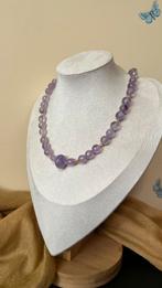 Lavendelkwarts amethist rozenkwarts beschermt liefde vrede, Sieraden, Tassen en Uiterlijk, Kettingen, Paars, Nieuw, Ophalen of Verzenden