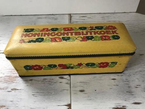 Honing ontbijtkoek blik., Verzamelen, Blikken, Gebruikt, Overige, Overige merken, Ophalen of Verzenden