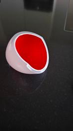 Carina Riezebos Light Bowl Glas Wit / Rood Lushes Cups, Ophalen of Verzenden