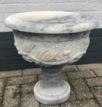 Marmeren tuinvaas, Ophalen, Steen, Rond, Zo goed als nieuw