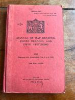 WO2 Brits hardcover voorschrift map reading compass 1939, Verzamelen, Militaria | Tweede Wereldoorlog, Verzenden, Engeland, Boek of Tijdschrift
