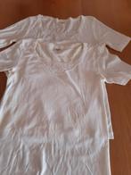 2 Queentex Camisole/Ondershirt met kant mt 48, Kleding | Dames, Ondergoed en Lingerie, Ophalen of Verzenden, Zwart