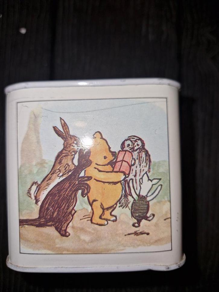 Vintage Winnie de Poeh Blikken Doos, Verzamelen, Blikken, Gebruikt, Overige, Ophalen of Verzenden