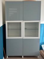 BESTA 4x kast deurfrontjes SELSVIKEN lak grijs, Gebruikt, Kunststof, Minder dan 25 cm, Minder dan 100 cm