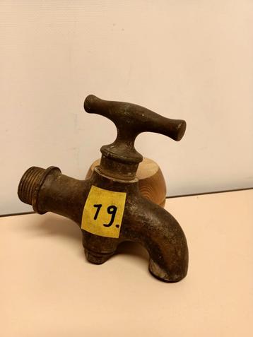 Antieke Messing Kraan - 15x13cm beschikbaar voor biedingen