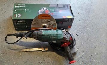 Parkside haakse slijper 230mm met snijschijf beschikbaar voor biedingen