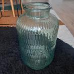 Grote glazen vaas 40cm, Ophalen, Blauw, Minder dan 50 cm, Glas