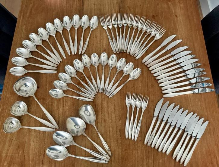 Bestekset Keltum Pleet type Jolie P20 van v. Kempen en Begee, Huis en Inrichting, Keuken | Bestek, Gebruikt, Overige materialen