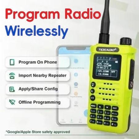 Nieuwe Tidradio portofoon 10 watt., Telecommunicatie, Portofoons en Walkie-talkies, Nieuw, Portofoon of Walkie-talkie, 15 km of meer