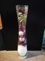 Leuke vaas met kerst decoratie, Ophalen, Zo goed als nieuw