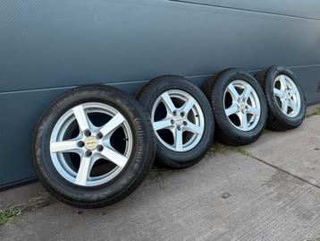 Enzo 16 inch lm velgen met (215/65 R16) Continental & Uniroy beschikbaar voor biedingen